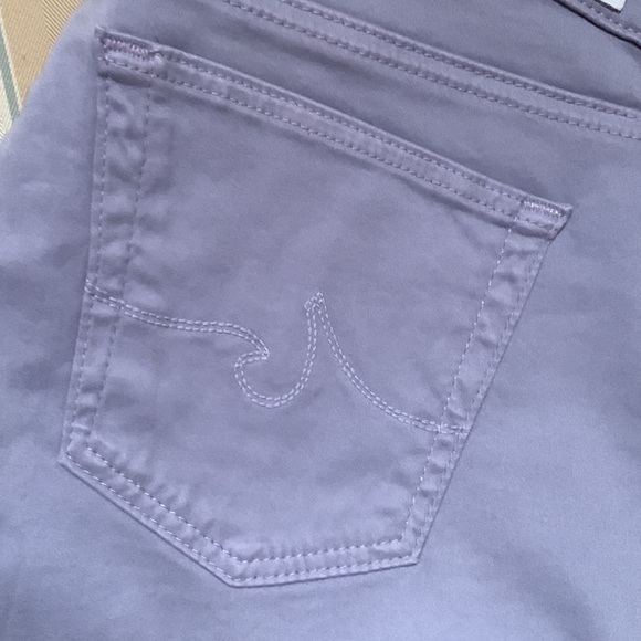 NWOT AG STILT CIGARETTE JEANS SOFT PIMA COTTON IN BEAUTIFUL COLOR LAVENDER 29 - Picture 5 of 11